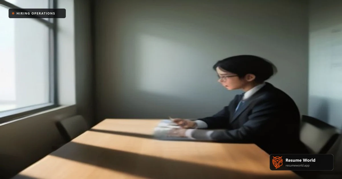 Structured Interviews: The Highest-Return Change Most Teams Skip — Resume World